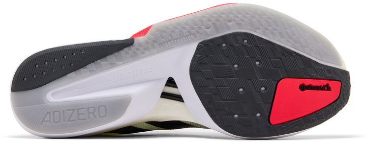 adidas Adizero Boston 13 White Black Lucid Red
