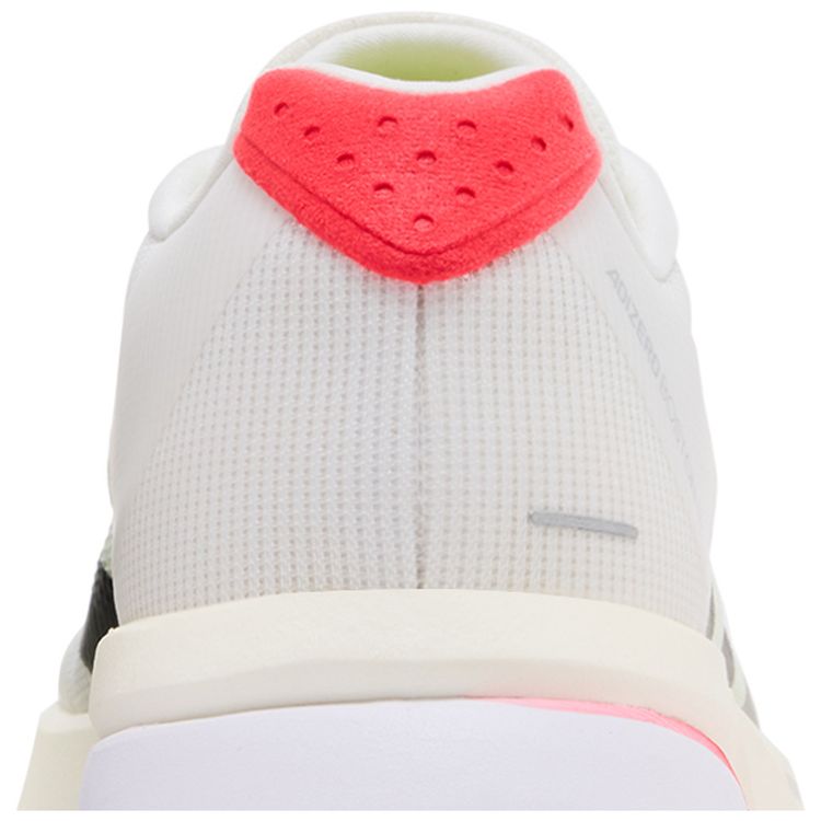 adidas Adizero Boston 13 White Black Lucid Red