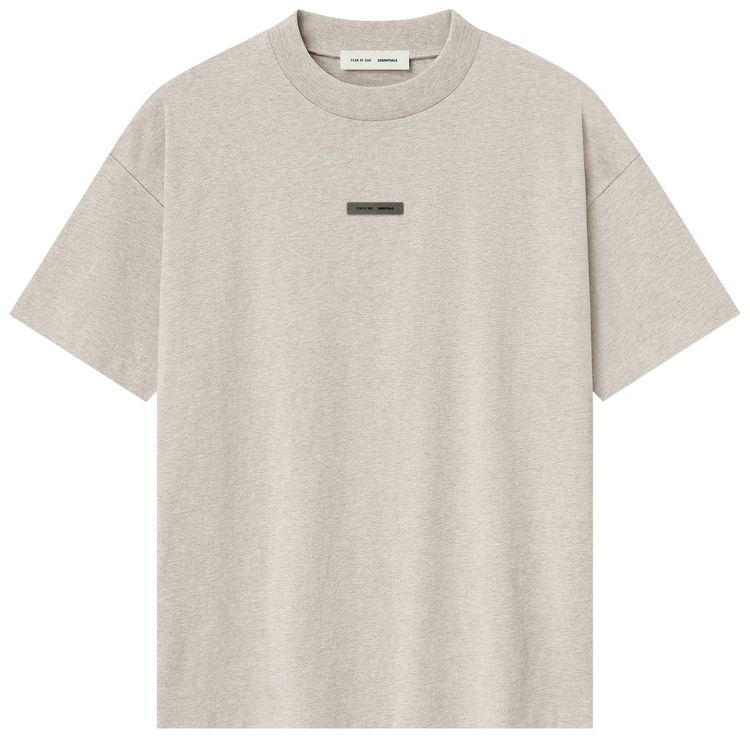 Fear of God Essentials Classic Short Sleeve Tee Heather Stone