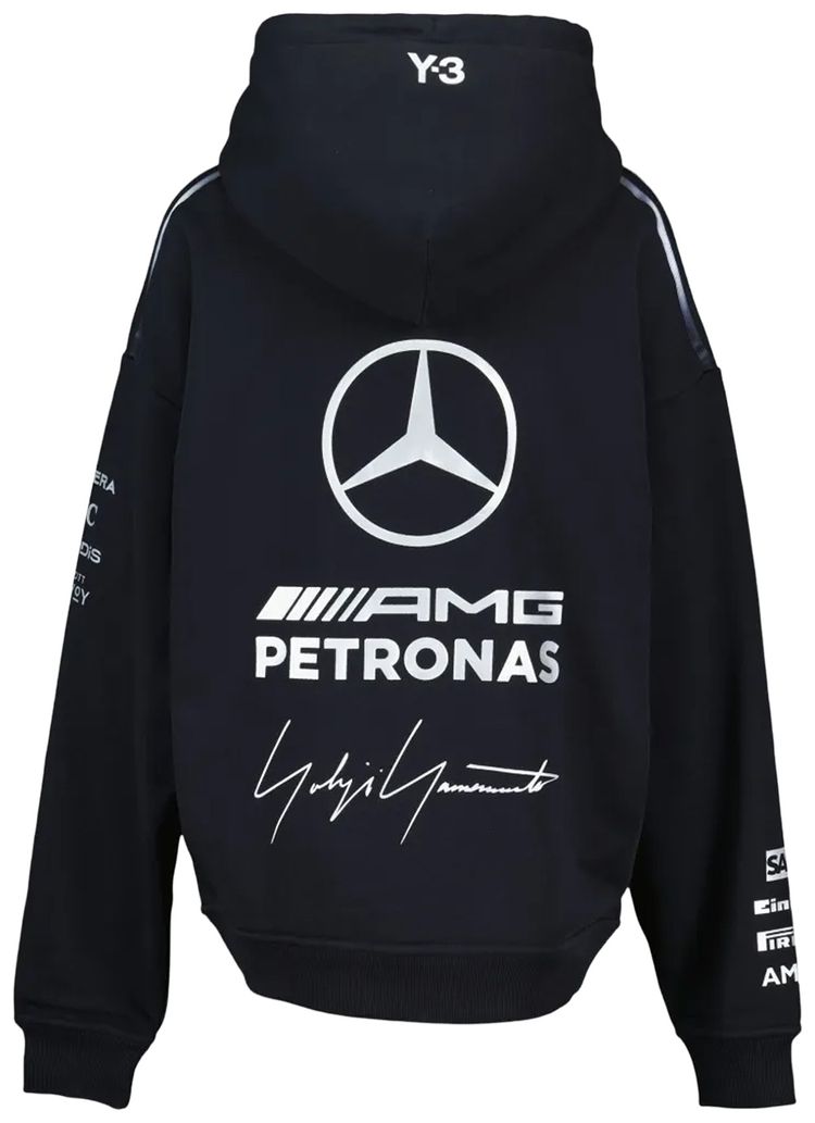 Y 3 F1 Team Hoodie Black