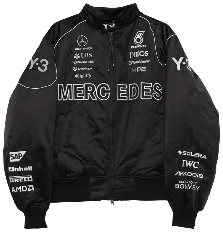 Y 3 F1 Team Jacket Black