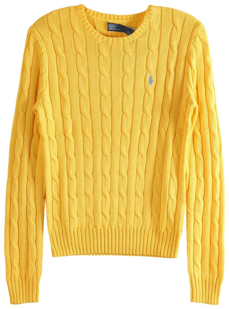 Polo Ralph Lauren Julianna Long Sleeve Pullover Beach Yellow