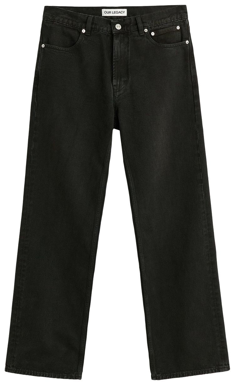 Our Legacy Carlson Cut Overdyed Highway Black