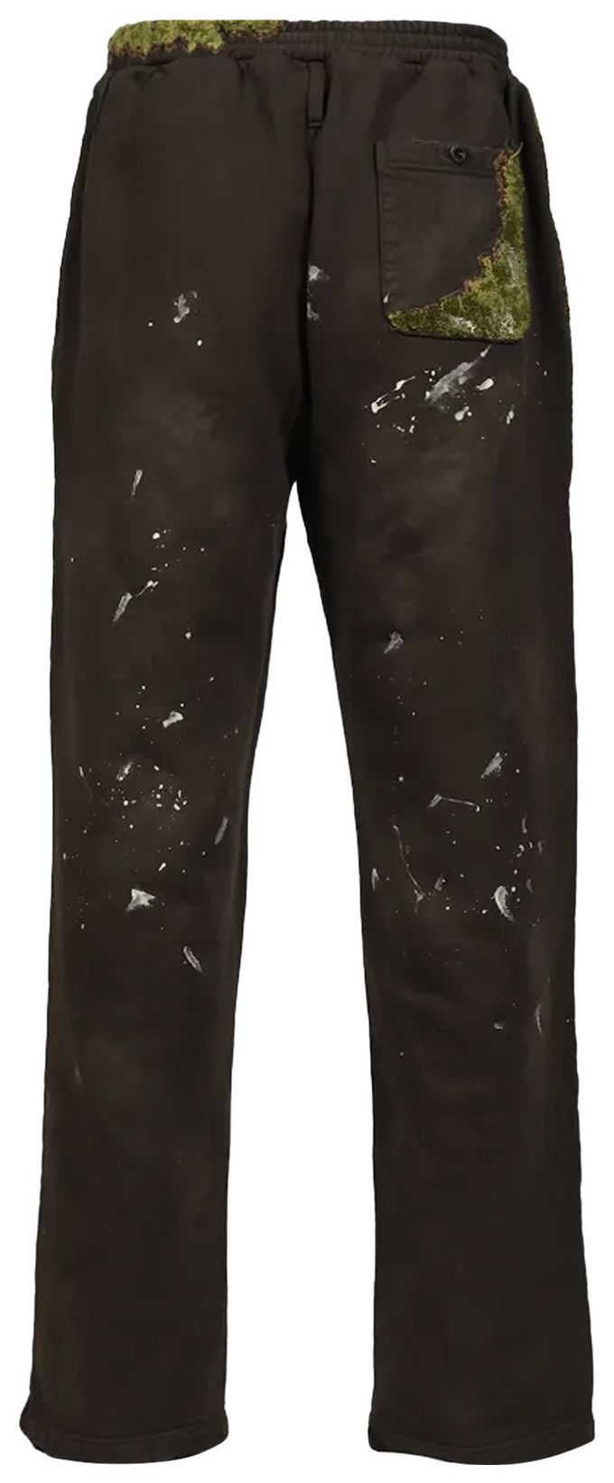 Doublet Moss Grown Embroidery Sweat Pants Brown