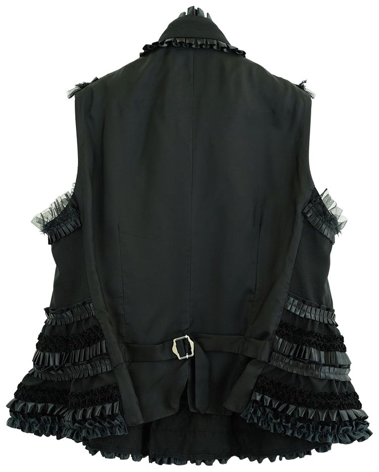 Comme des Garcons Noir Structured Bow Vest Black
