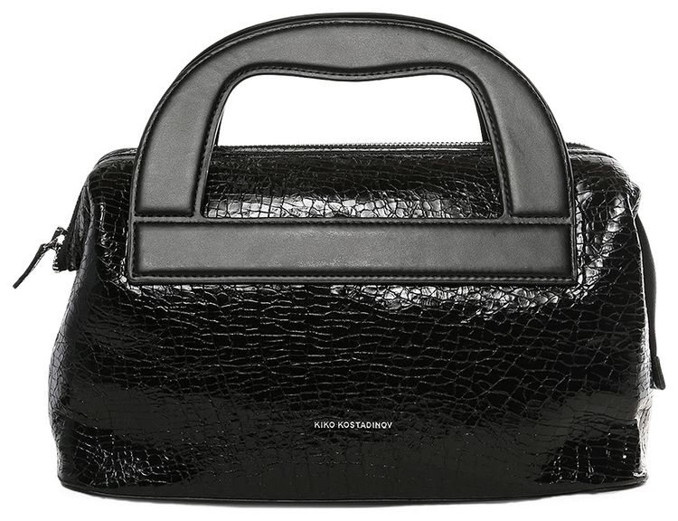 Kiko Kostadinov Isadora Bag Cracked Black