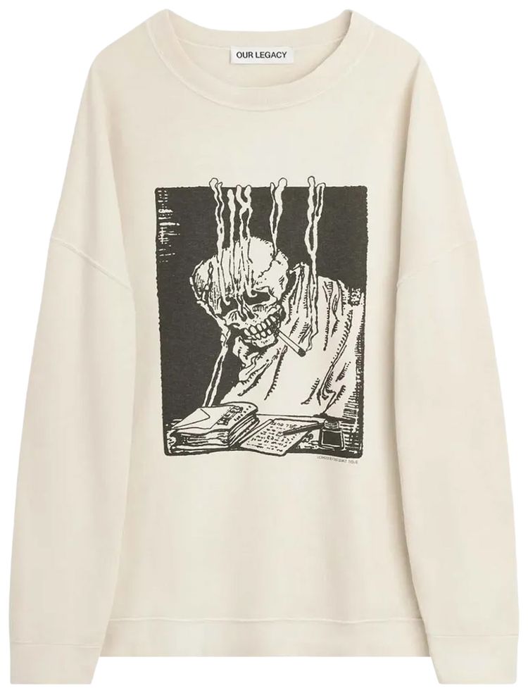Our Legacy Slack Sweatshirt Angry Fan Mail Print