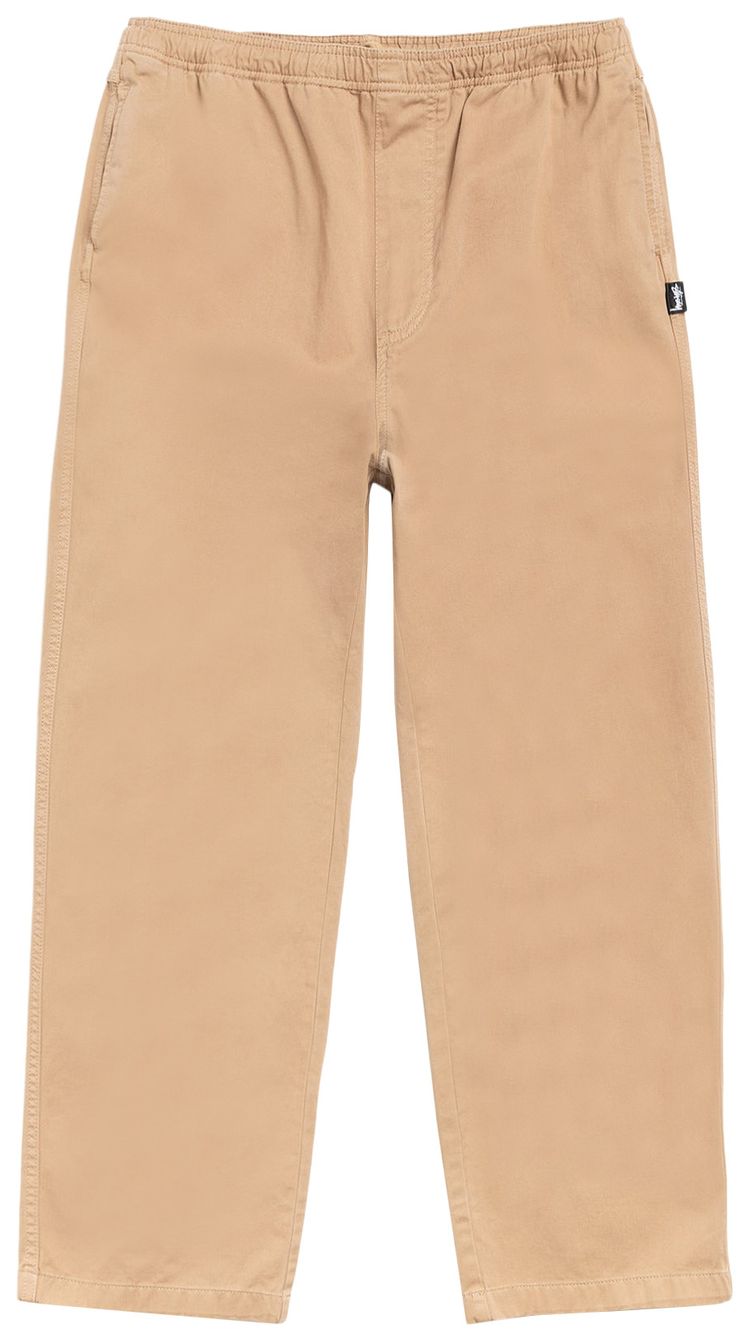 Stussy Beach Pant Cotton Twill Khaki