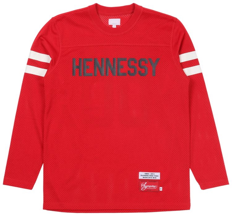 Supreme Hennessy Football Jersey Red