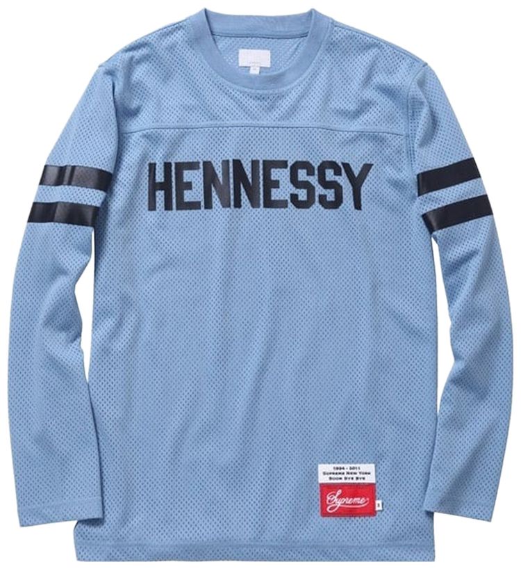 Supreme Hennessy Football Jersey Blue