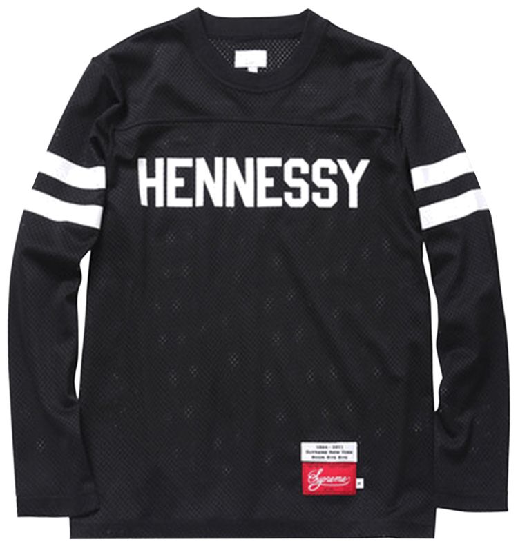 Supreme Hennessy Football Jersey Black