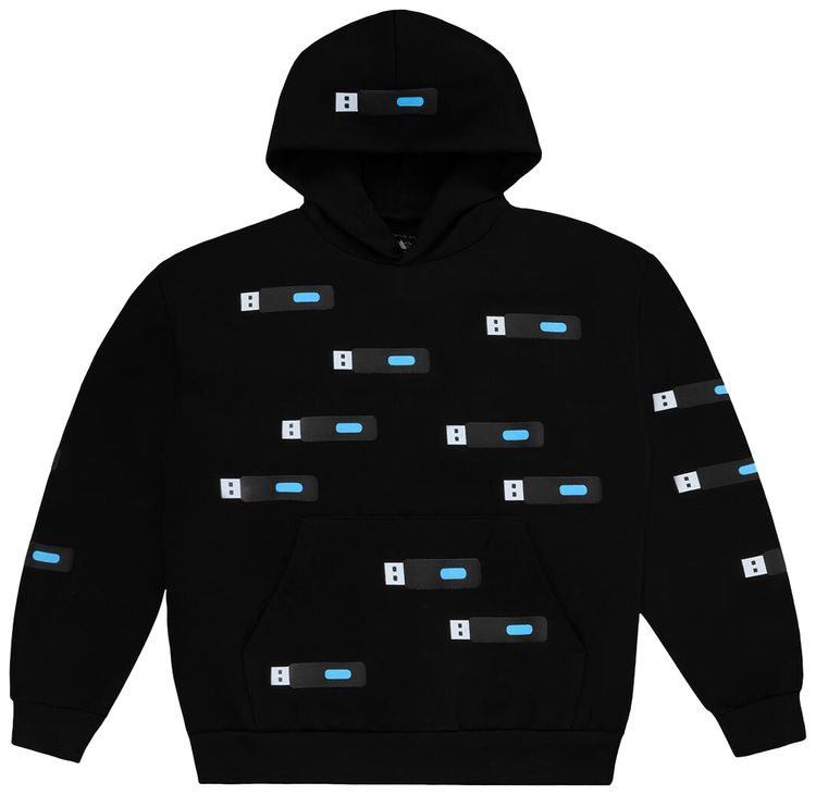 Cactus Plant Flea Market x Fred Again New York Hoodie Black