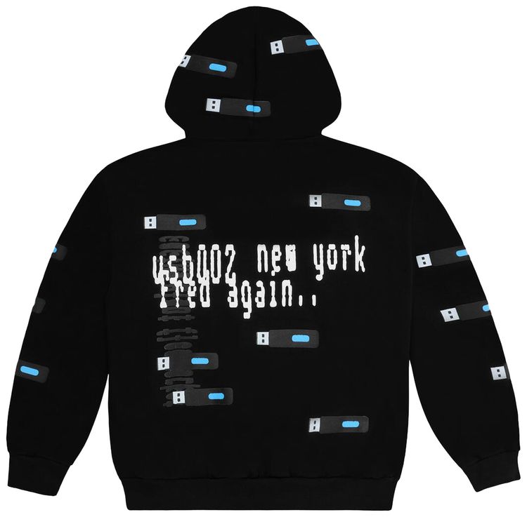 Cactus Plant Flea Market x Fred Again New York Hoodie Black