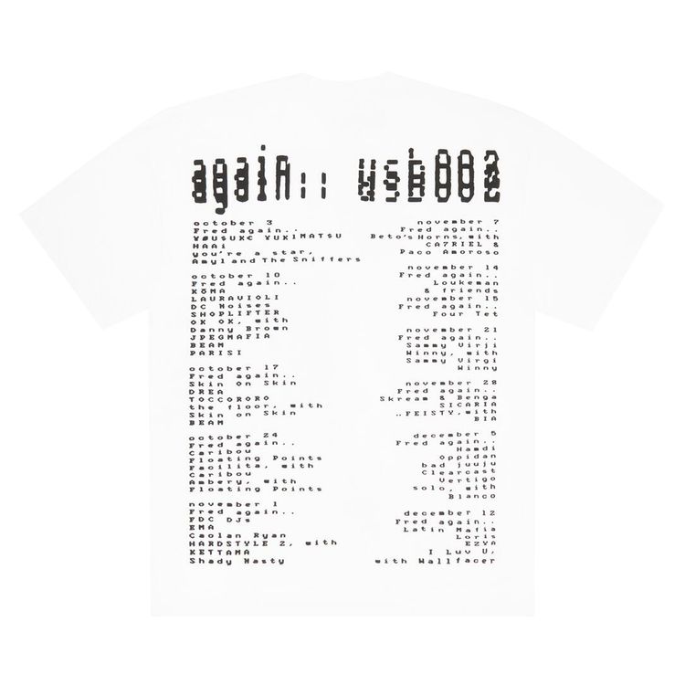 Cactus Plant Flea Market x Fred Again OG Tee White