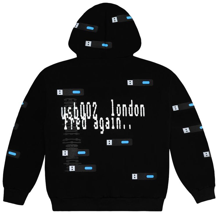 Cactus Plant Flea Market x Fred Again London Hoodie Black