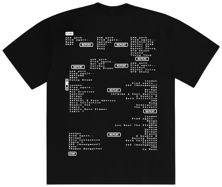 Cactus Plant Flea Market x Fred Again Play Tee Black