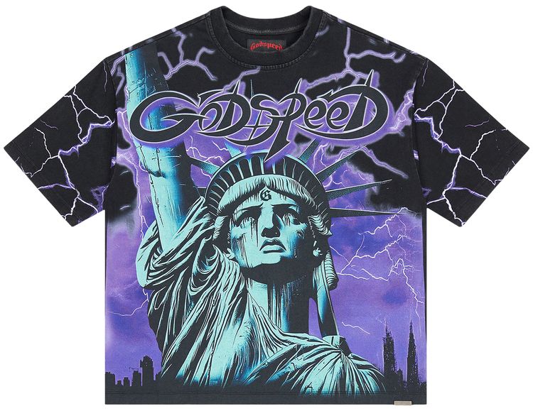 Godspeed Voltage T Shirt Grape