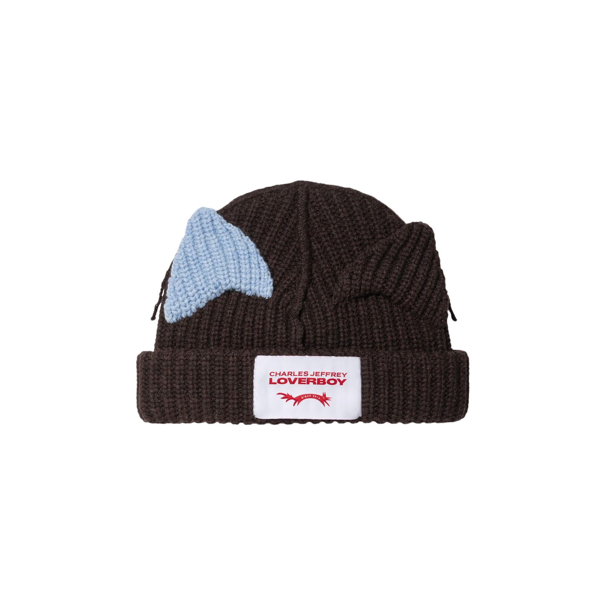 Buy Charles Jeffrey Loverboy Chunky Ears Beanie 'Brown