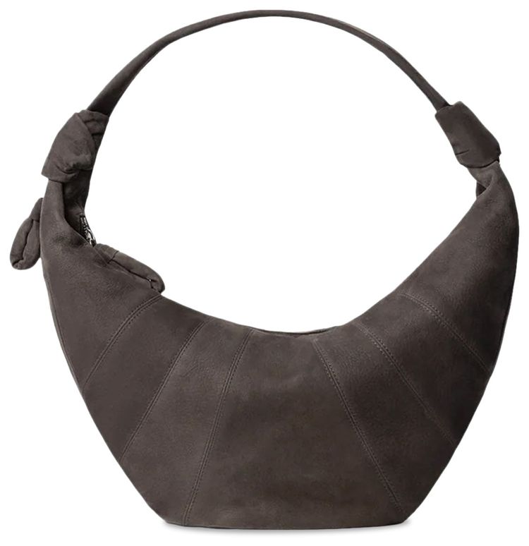 Lemaire Fortune Croissant Bag Ebony Brown