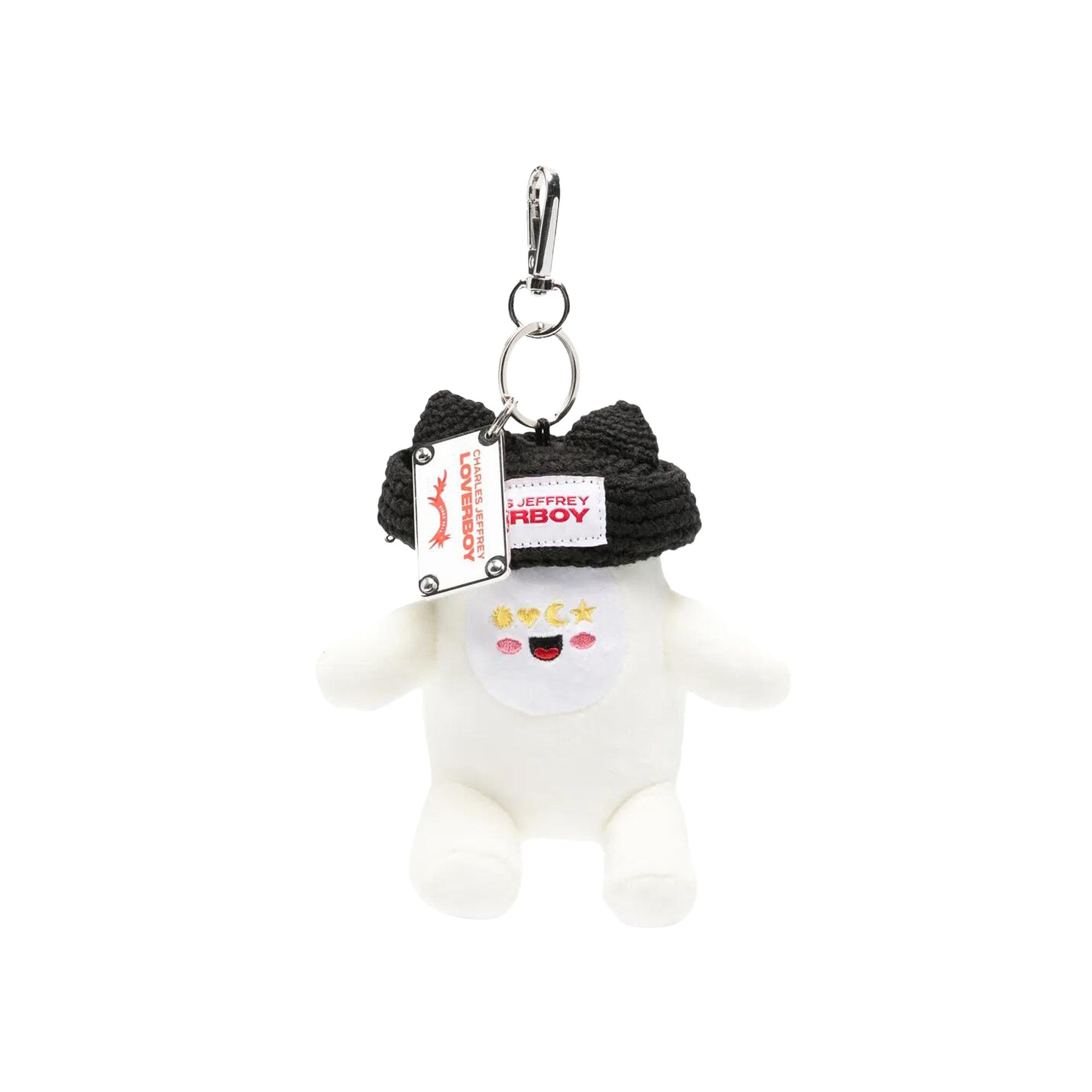 Buy Charles Jeffrey Loverboy Gromlin Plush Keyring 'Black/White