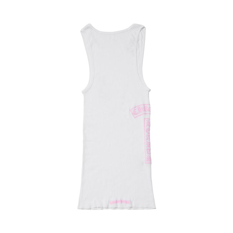 Chrome Hearts T Bar Rib Tank White