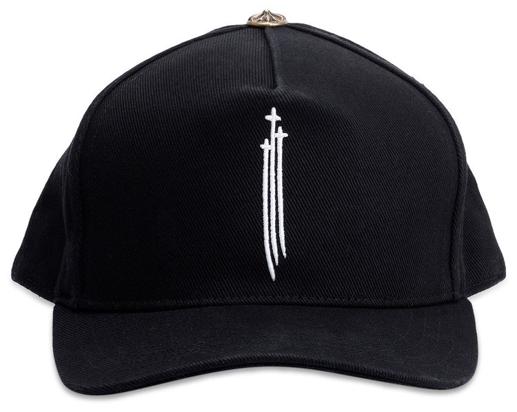 Chrome Hearts RS3 Triple Cross Denim Cap Black