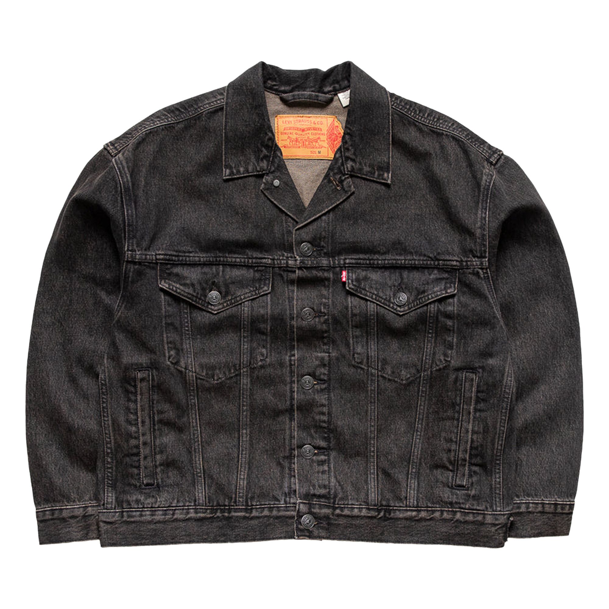 Buy Air Jordan x Levi's Type III Trucker Jacket 'Black' - 005FC