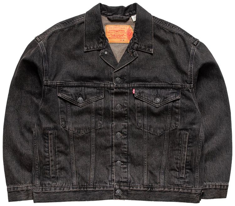 Air Jordan x Levis Type III Trucker Jacket Black