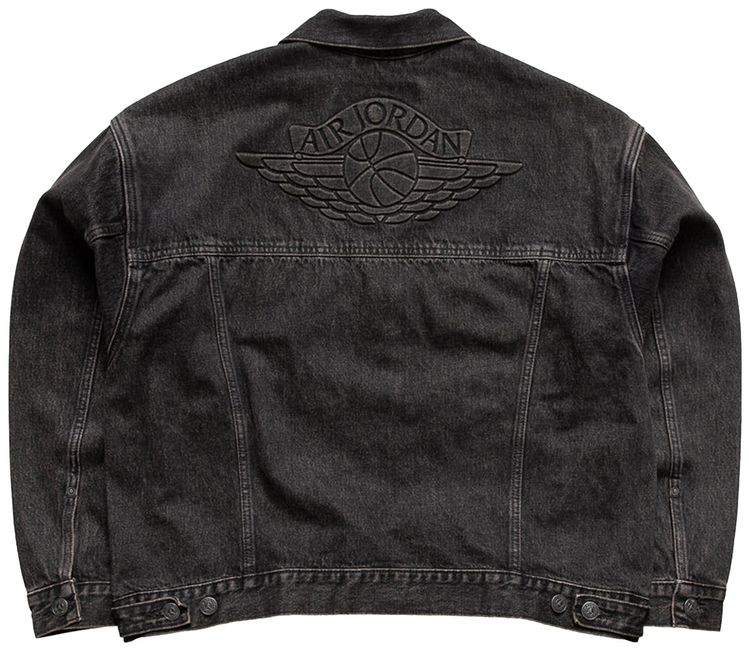 Air Jordan x Levis Type III Trucker Jacket Black