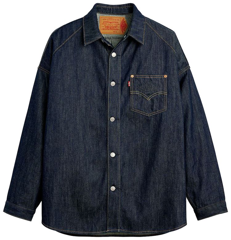 Air Jordan x Levis Overshirt Jacket Indigo