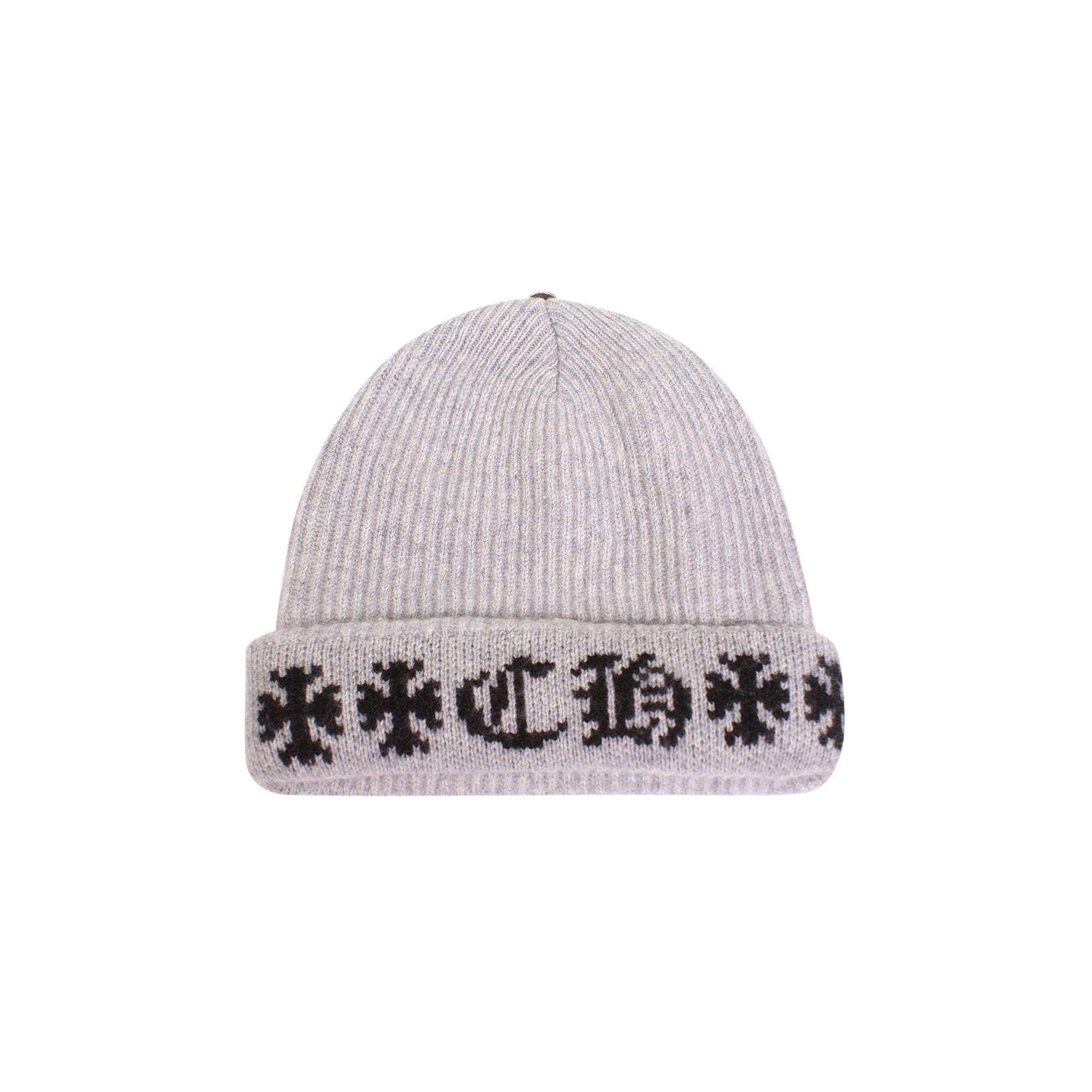 Buy Chrome Hearts Big Daddy Cashmere Beanie 'Heather Grey' - 01383