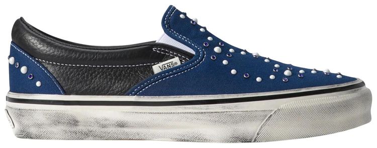 Vans Premium Classic Slip On Pearlized Pack   Blackout