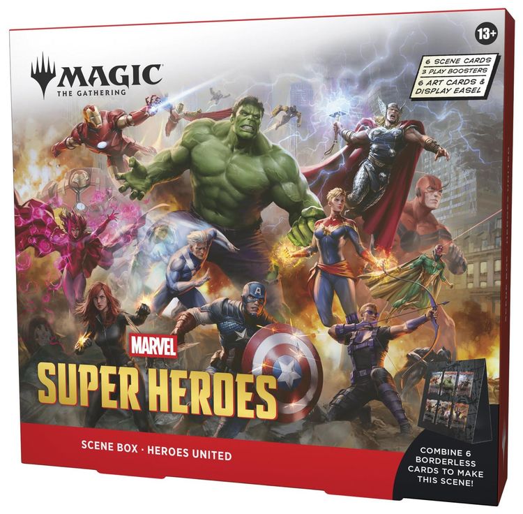 Magic The Gathering Marvel Super Heroes Scene Box Hereos United