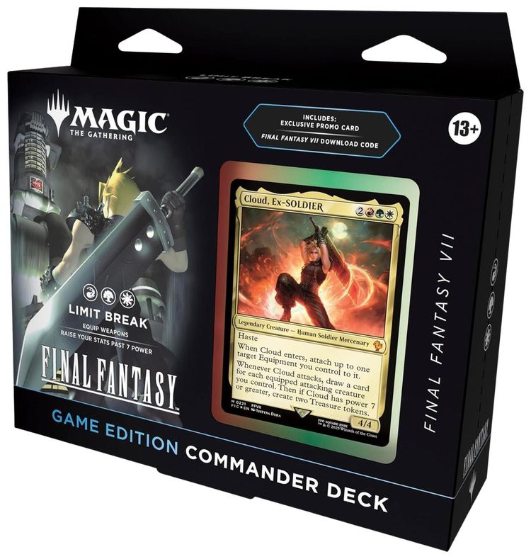 Magic The Gathering Final Fantasy VII Game Edition Commander Deck