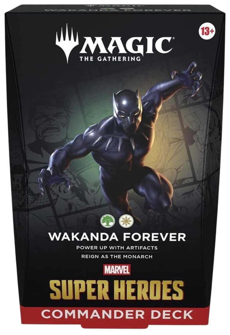 Magic The Gathering Marvel Super Heroes Wakanda Forever Commander Deck