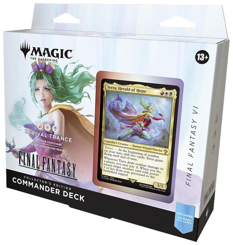 Magic The Gathering Final Fantasy Revival Trance Collectors Edition Commander Deck
