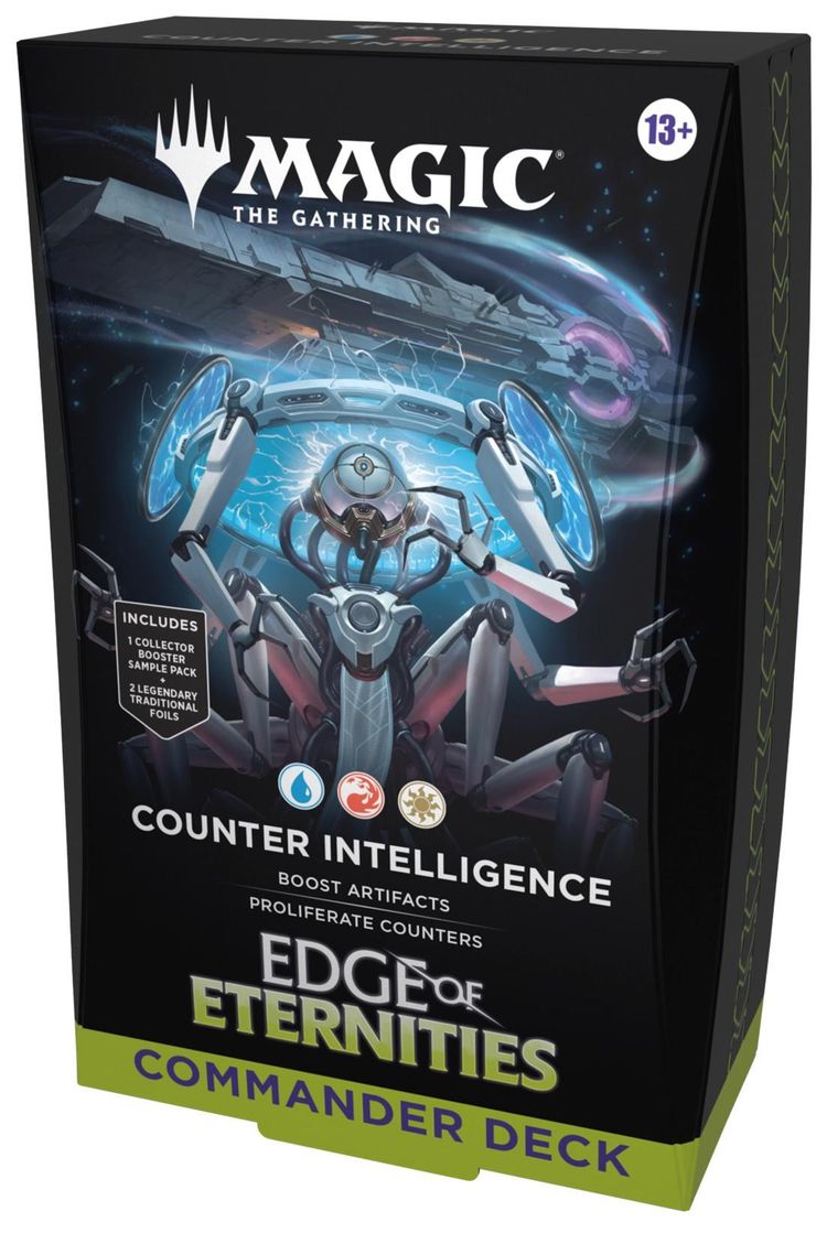 Magic The Gathering Edge Of Eternities Counter Intelligence Commander Deck