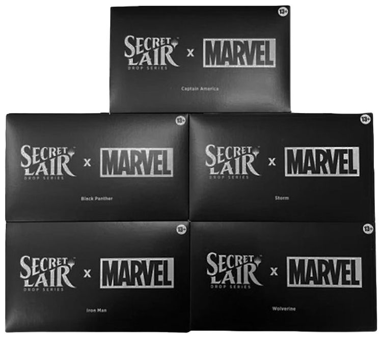 Magic The Gathering Secret Lair Series Marvel Superdrop Mighty Non Foil Bundle