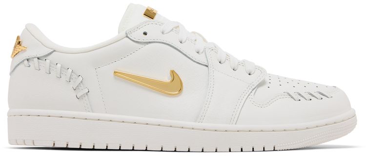 Wmns Air Jordan 1 Low Method of Make Sail Metallic Gold
