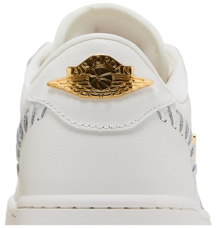 Wmns Air Jordan 1 Low Method of Make Sail Metallic Gold