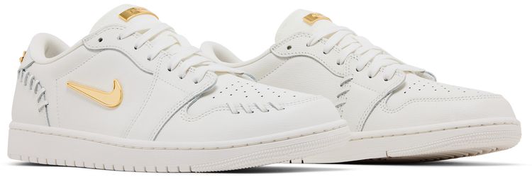 Wmns Air Jordan 1 Low Method of Make Sail Metallic Gold