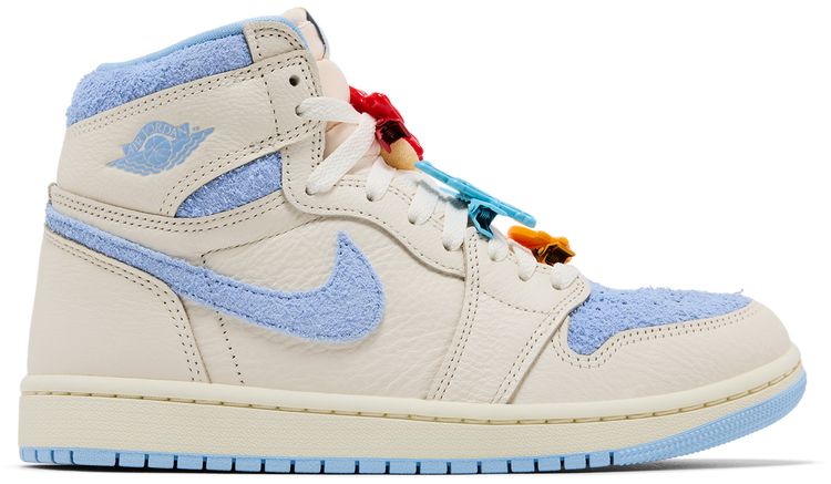 Wmns Air Jordan 1 High OG Pale Ivory Pyschic Blue