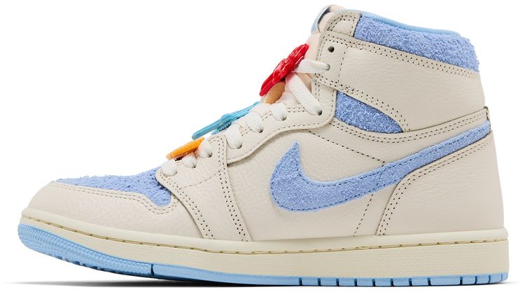 Wmns Air Jordan 1 High OG Pale Ivory Pyschic Blue