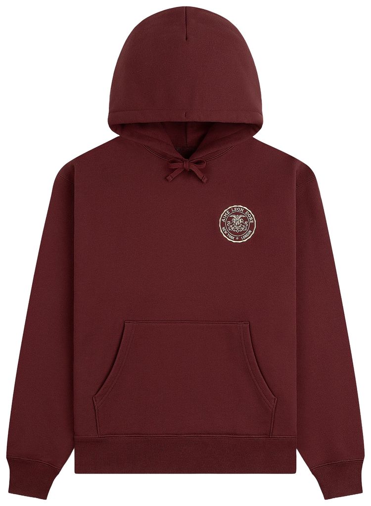 Aime Leon Dore Signet Logo Hoodie Chocolate Truffle