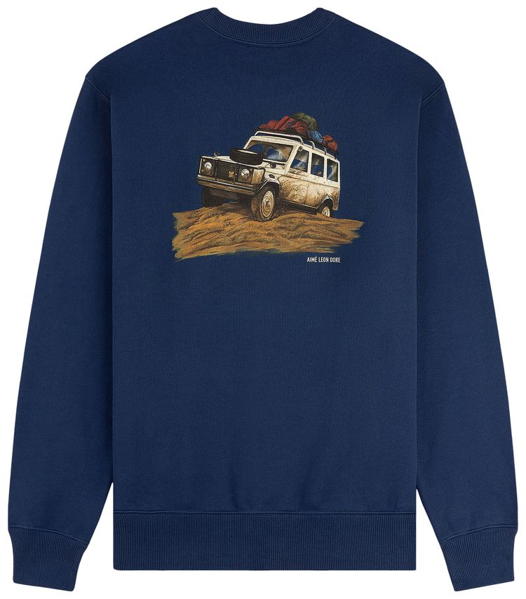 Aime Leon Dore Safari Crewneck Sweatshirt Oceana