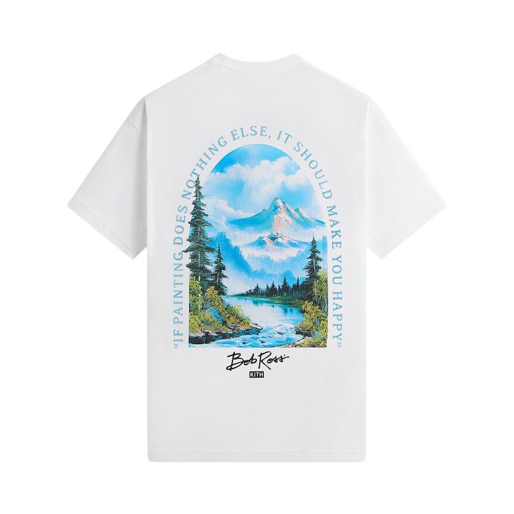 Kith For Bob Ross Purpose Tee White