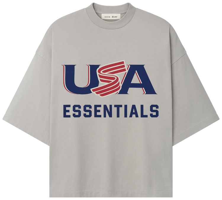 Fear of God Essentials USA Merch Tee Seal