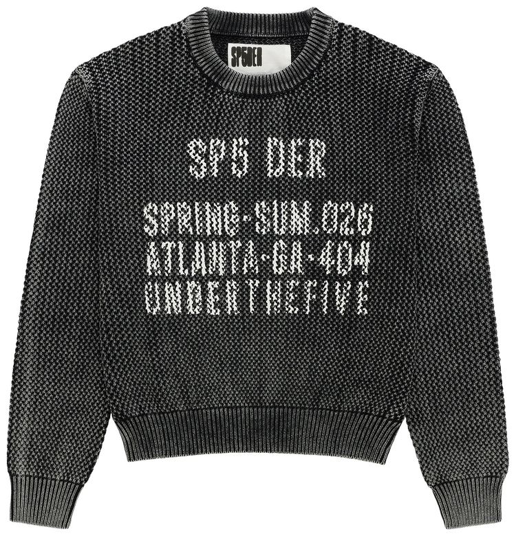 Sp5der Underthefive Sweater Black