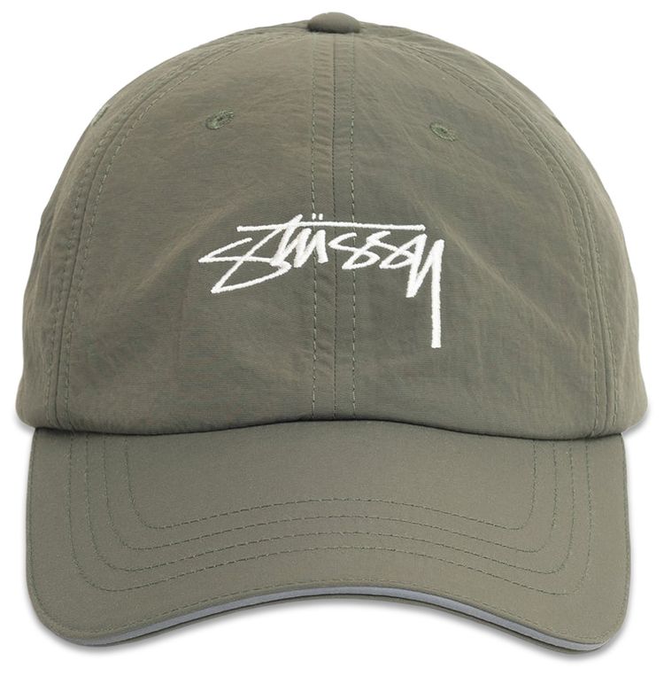 Stussy Low Profile Smooth Stock Strapback Green