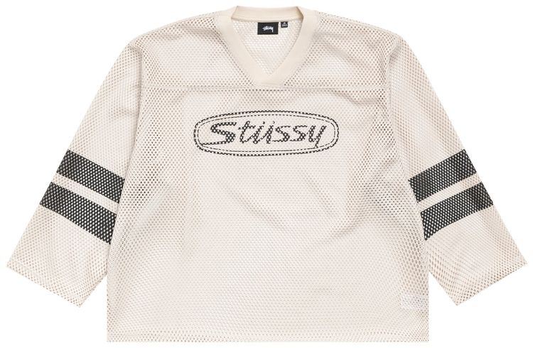 Stussy Trucker Team Jersey Natural